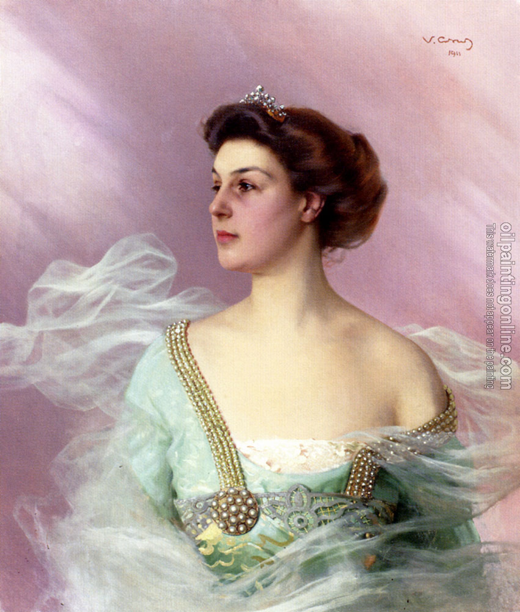 Vittorio Matteo Corcos - Portrait Of A Lady